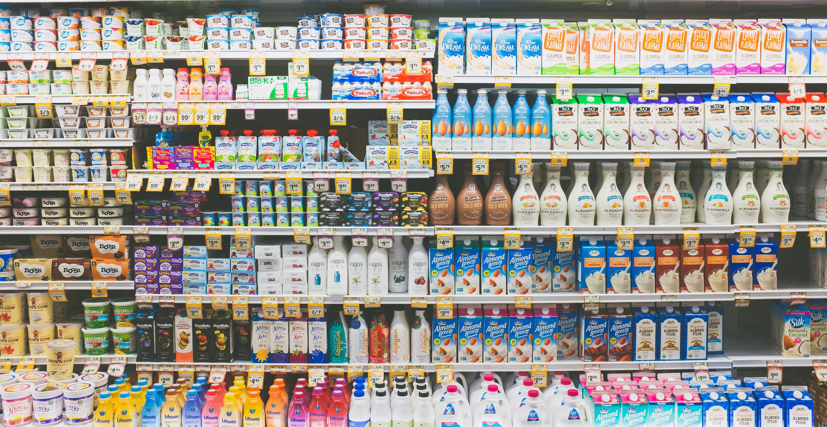 Image of dairy aisle